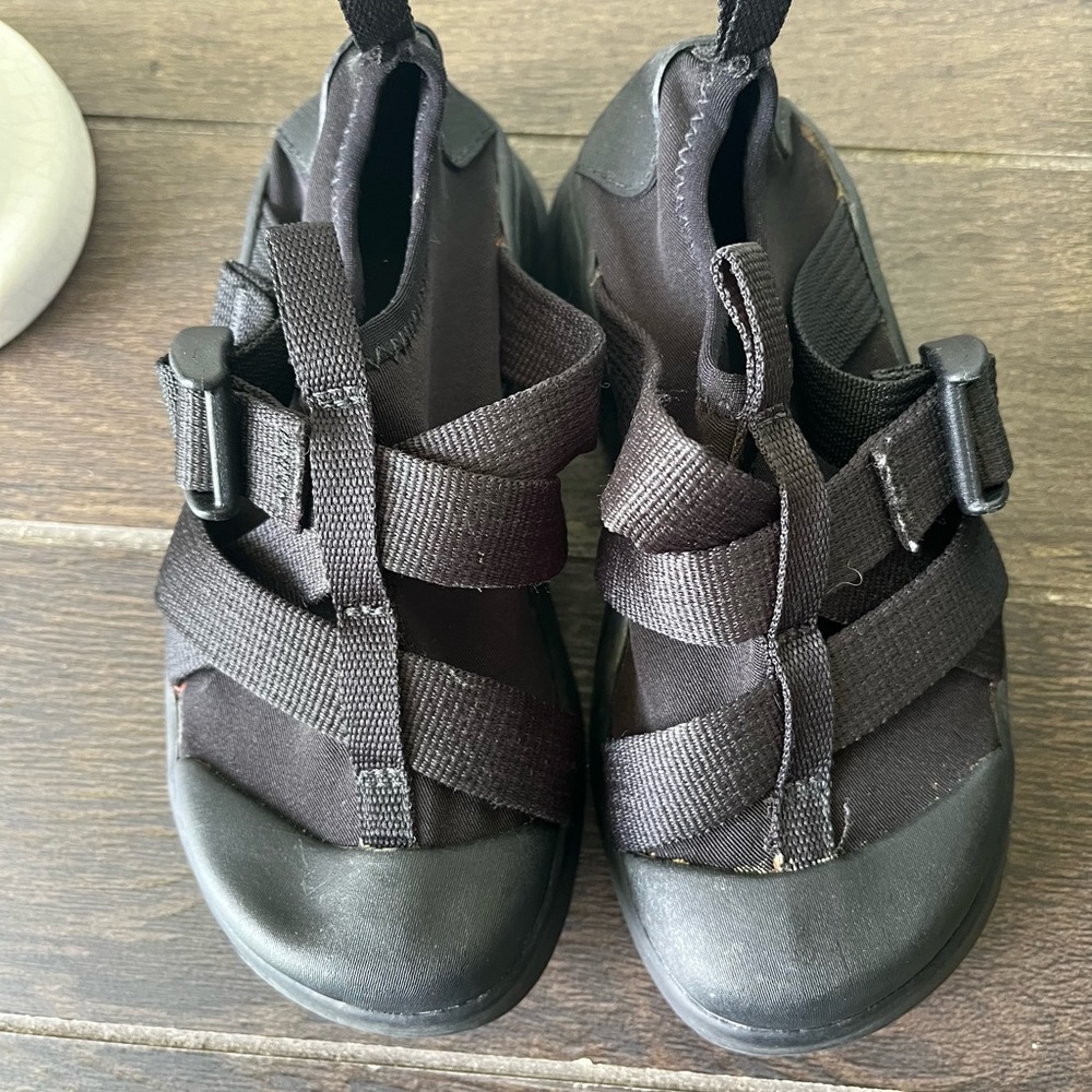Chaco Vitim Ecotread Black Shoes Youth Kids J180023Y Size US 12 - Picture 3 of 15